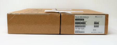 A boxed as new reel of 600 Silicon Labs ETRX357 RX TXRX 802.15.4 CHIP SMD Modules (P/N: 920-1006-2-N