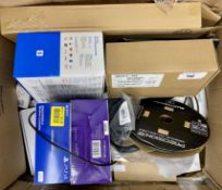 COLLECTION ONLY: A quantity of assorted as new and pre-owned electrical items (One box) (All items