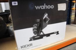 A pre-owned Wahoo Kicker smart trainer (NOTE: Item is untested, viewing is advised).