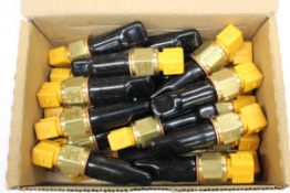 Eight boxes of twenty as new Bedia Motortechnik NTC temperature sensors (REF: 420298).