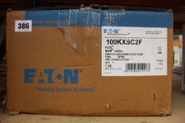 An Eaton MEM series switch disconnector fuse, 100A (REF: 100KXSC2F).