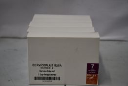 Five boxed as new Service Plus S27R 7 Day heating hot water programmers.