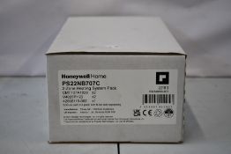 A boxed as new Honeywell Home 2-Zone Heating System Pack (REF: PS22NB707C).