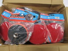 Twenty five boxed as new Festa Tools Backing Pad M14/8/115mm+Shank (22062).