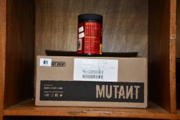 Twelve Mutant BCAA 9.7Protein Synthesis Supplements in Roadside Lemonade Flavour (348g/30