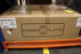 A boxed as new Power Plate Personal Vibration Plate in Black.