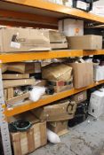 A large quantity of automotive parts and related items.