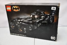 A Lego DC Batman 1989 Batmobile 76139 Set (NOTE: Box is damaged, viewing is advised).