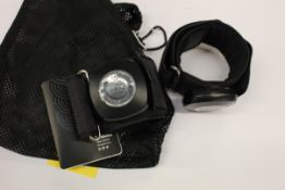 An as new pair of Saga Fitness blood flow reduction cuffs.