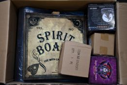 A quantity of as new Nemesis Now products to include doormats, spirit boards and other related