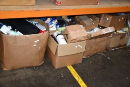 A large quantity of miscellaneous items to include toiletries and hardware.