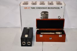 A pre-owned Warm Audio WA-47 Tube Condenser Microphone (All comes in original box).