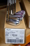 A set of women's as new Cobra Fly XL Irons, 6-SW (All Right-Handed).