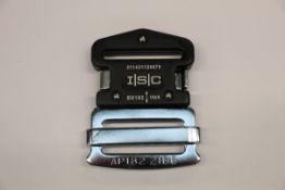 One hundred as new ISC BU182 - 45mm Klick-lock Buckle and Sliding Tang Sets - Dual Adjustable 16kN.