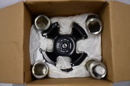 An Eppendorf Swing Out Rotor with Four Round Buckets, for a 5072/R Centrifuge (REF: A-4-38).