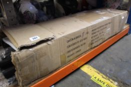 A boxed as new Golfbays Simbox frame P1, size: 2.6x2.5x1.5m (Corner pieces missing) (Box damaged).