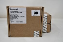 Three boxed as new Honeywell Type B Outstation S/S (REF: EVCS-HSFSS / VCSHFSS-HON).
