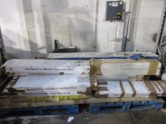 A quantity of miscellaneous flooring and related item (In various lengths and styles).