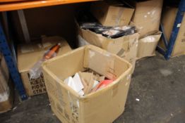 A small quantity of greetings cards, soy wax, insulated bottles and other items.