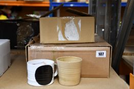 Camilla Engdahl ceramics (Seven dot mugs and six others).