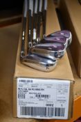 A set of women's as new Cobra Fly XL Irons, 6-SW (All Right-Handed).