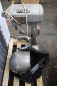 A pre-owned Hobart mixer with paddle and dough hook (AE200).