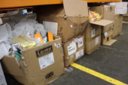 A large quantity of miscellaneous items to include stuffed toys, iridescent bags and other items.