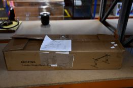 A boxed as new EDF21SS 1-motor Single Desk Frame.