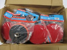 Twenty five boxed as new Festa Tools Backing Pad M14/8/115mm+Shank (22062).