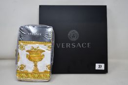 A pair of as new Versace Baroque King /California Pillowcases.