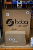 Ten boxed as new The Boba Wrap, wrap baby carrier in Grey (EAN: 896921002618).