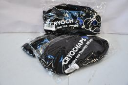 Four pairs of as new Cryochaps Absolute Ice Wraps (Equine Ice Therapy Wraps).