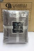 Eight as new Casa Bella Super Soft 8 pieces Towel Bales in grey Egyptian Cotton.