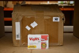 Twelve boxes of 60 VigRX Male Virility Supplements (Exp: 04/23).