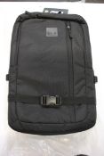 A Jack Wolfskin Jack Pot De lux black outdoors backpack.