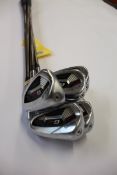 A pre-owned set of Ping G410 5-UW Irons (All Right-handed).
