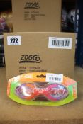 Eighteen as new Zoggs Bondi Junior swimming goggles.