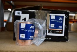 Ten as new JET Range Brazing Reduced Tees 76 x 76 x 42mm (EFTE0767642).