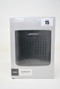 A boxed and sealed as new Bose Soundlink Color II in Black (REF: 017817746113).