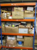 A large quantity of miscellaneous electrical/plumbing items.