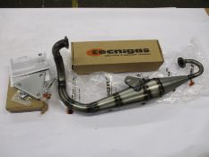 A Technigas NEXT R Peugeot Speedfight 100 Exhaust.