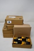 Seven boxes of twenty as new Bedia Motortechnik NTC temperature sensors (REF: 420298).