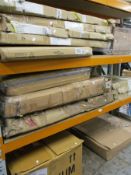 A quantity of flat pack furniture and related.