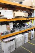 A large quantity of automotive parts, wheels and related items.