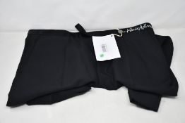 A pair of men's as new Haider Ackermann Classic Trousers + HA Embroidery in black (54, fairly