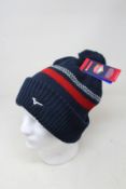 Eleven men's Mizuno Breath Thermo Pom Pom hats and nine Mizuno Breath Beanie hats, all as new (