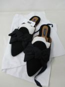 A pair of as new Margaux The Mule in black suede (EU 43 - No box).