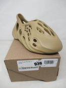 A pair of boxed as new Adidas Yeezy Foam Runner in Ochre (UK 5).