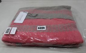 An Eribe Montrose Camellia/Tearose blanket coat (One size).