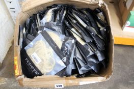 A quantity of Feshfen blonde hair bun extensions pieces for women/girls (Approximately 210 items).